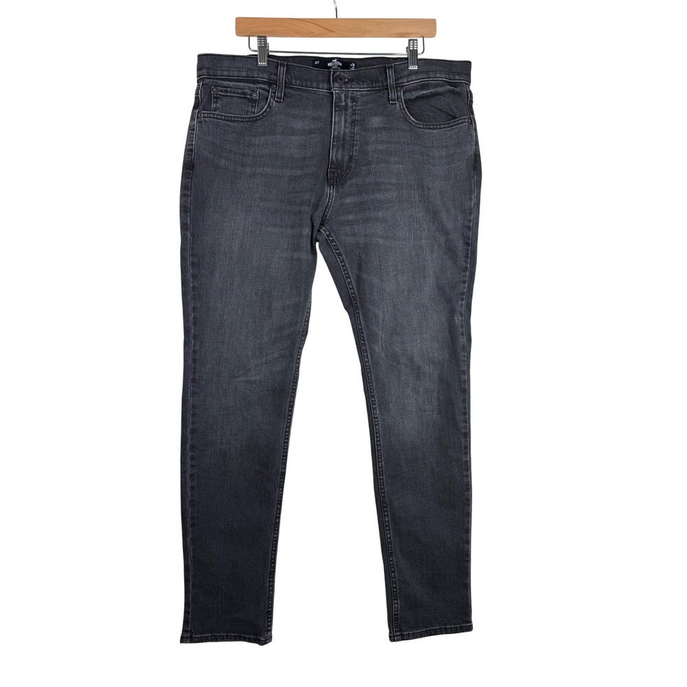 Hollister Men's Skinny Jeans size 36X32 Black